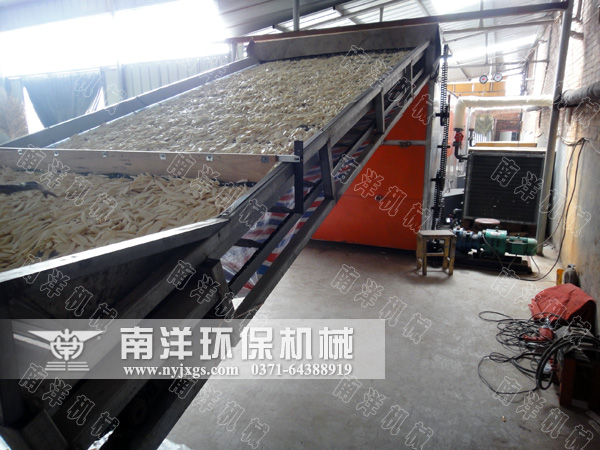 山藥烘幹機（jī）使用現場