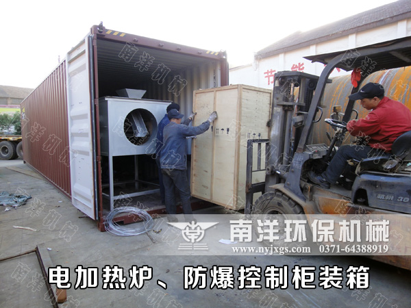 電加熱爐及（jí）控（kòng）製櫃裝箱