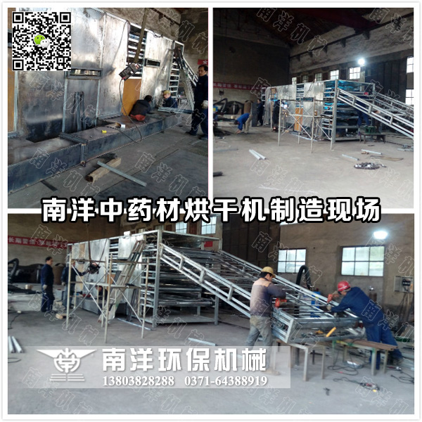 桑葚烘幹機（jī）製造現場
