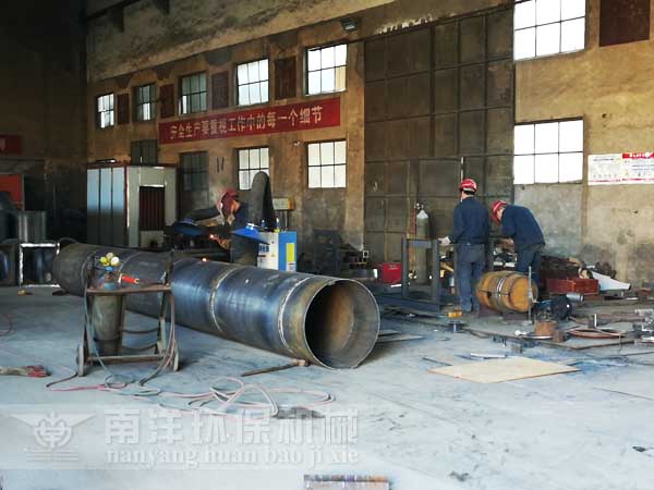 烘幹機製造現場