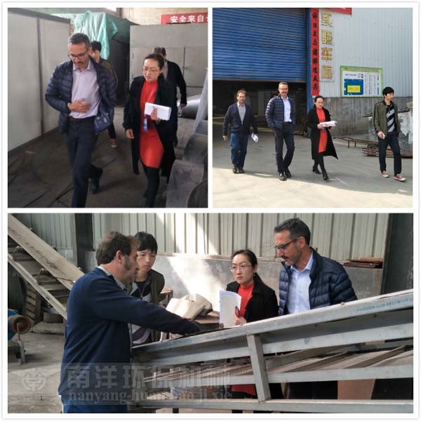 外商在廠區參觀